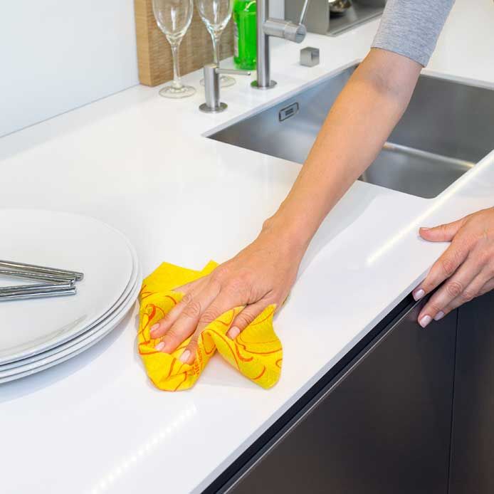 Pano Suave Multiusos: ideal para limpar a bancada da cozinha
