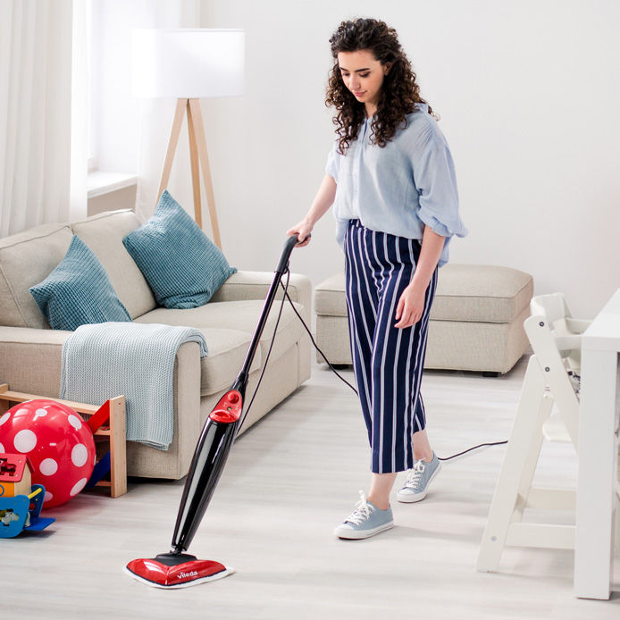 Mopa a Vapor Steam 2.0: cómoda e eficaz a limpar o chão